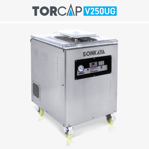 TORCAP V250UG Azotlu Gazlı Vakum Makinası Çift Çeneli 2x49cm