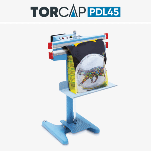TORCAP PDL Pedallı Poşet Kapatma Makinası Çift Çeneli 10MM