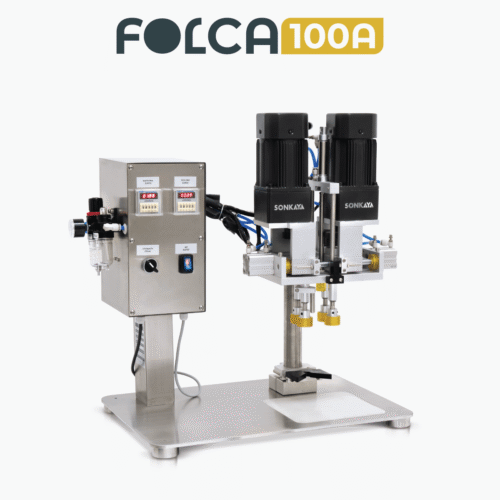 FOLCA 100A 20-50mm Otomatik Kapak Sıkma Makinası